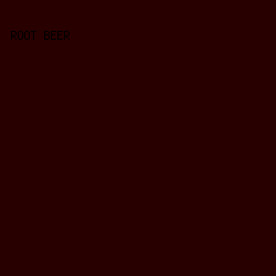 280000 - Root Beer color image preview