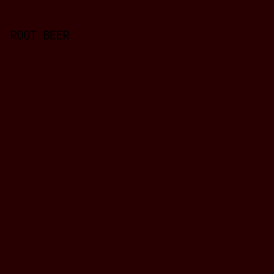 290001 - Root Beer color image preview