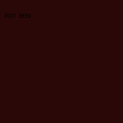 2B0808 - Root Beer color image preview