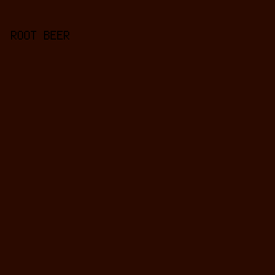 2B0A00 - Root Beer color image preview