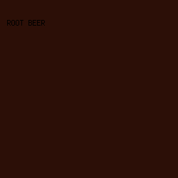 2C0F07 - Root Beer color image preview