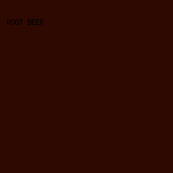 2E0902 - Root Beer color image preview