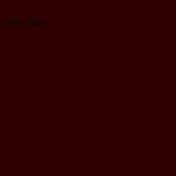 2F0000 - Root Beer color image preview