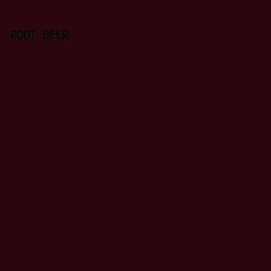 2c060e - Root Beer color image preview