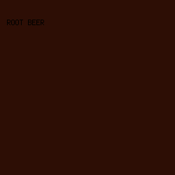 2d0e05 - Root Beer color image preview