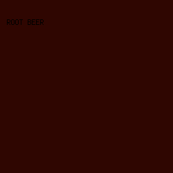 2f0601 - Root Beer color image preview
