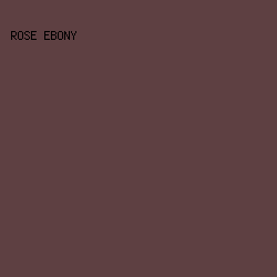 5E4042 - Rose Ebony color image preview
