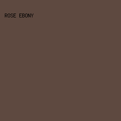 5E4940 - Rose Ebony color image preview