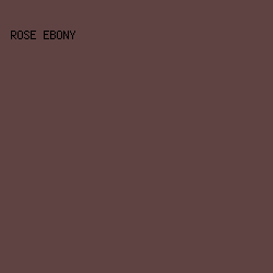5F4343 - Rose Ebony color image preview