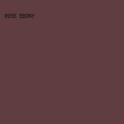 613e3e - Rose Ebony color image preview