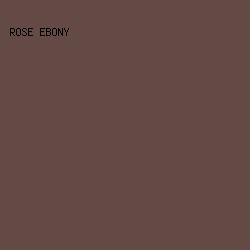 644A44 - Rose Ebony color image preview