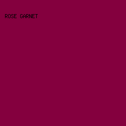 84003E - Rose Garnet color image preview