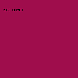 9F0D4C - Rose Garnet color image preview