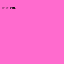 ff6bce - Rose Pink color image preview