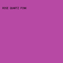 B749A4 - Rose Quartz Pink color image preview