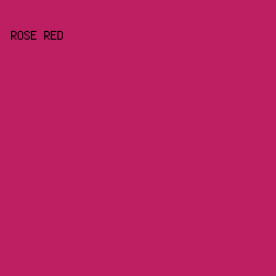 BE1F63 - Rose Red color image preview