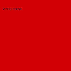 D20005 - Rosso Corsa color image preview