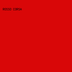 D90708 - Rosso Corsa color image preview