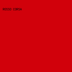 d1010b - Rosso Corsa color image preview
