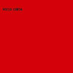 d30208 - Rosso Corsa color image preview