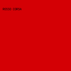 d40005 - Rosso Corsa color image preview