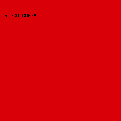 d90007 - Rosso Corsa color image preview