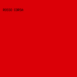 db0007 - Rosso Corsa color image preview