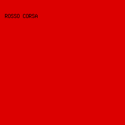dc0000 - Rosso Corsa color image preview