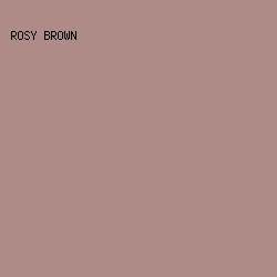 AF8B87 - Rosy Brown color image preview