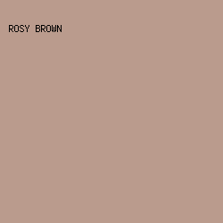 BA9B8D - Rosy Brown color image preview