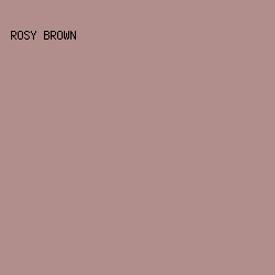 b18e8c - Rosy Brown color image preview