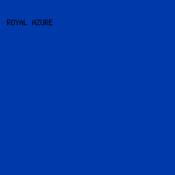 0039A9 - Royal Azure color image preview