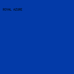 033AA8 - Royal Azure color image preview