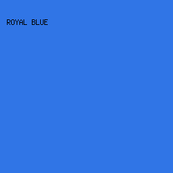 3075E6 - Royal Blue color image preview