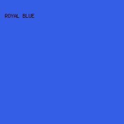 355ee7 - Royal Blue color image preview