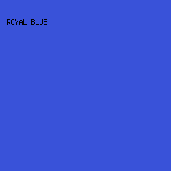 3952d9 - Royal Blue color image preview