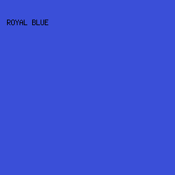 3a4fd8 - Royal Blue color image preview