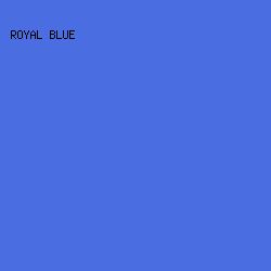 4A6DE1 - Royal Blue color image preview