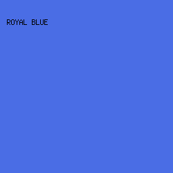 4A6DE5 - Royal Blue color image preview