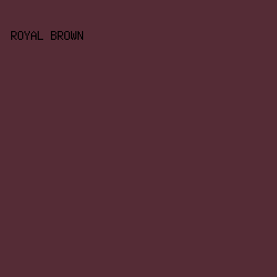 552c36 - Royal Brown color image preview