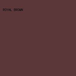 5b3739 - Royal Brown color image preview