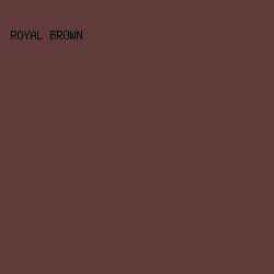 613A3A - Royal Brown color image preview