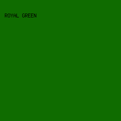 0f6c00 - Royal Green color image preview