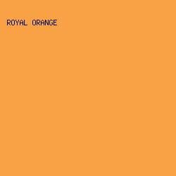F8A145 - Royal Orange color image preview