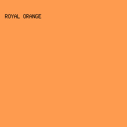 FE9B4F - Royal Orange color image preview