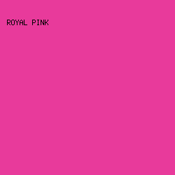 e83a9b - Royal Pink color image preview