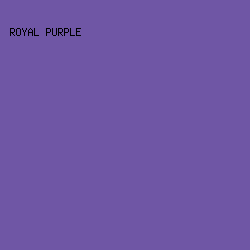 6F56A5 - Royal Purple color image preview