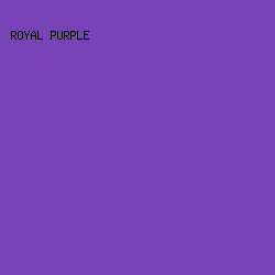 7743B6 - Royal Purple color image preview