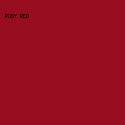 960e1f - Ruby Red color image preview