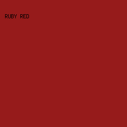 961B1B - Ruby Red color image preview